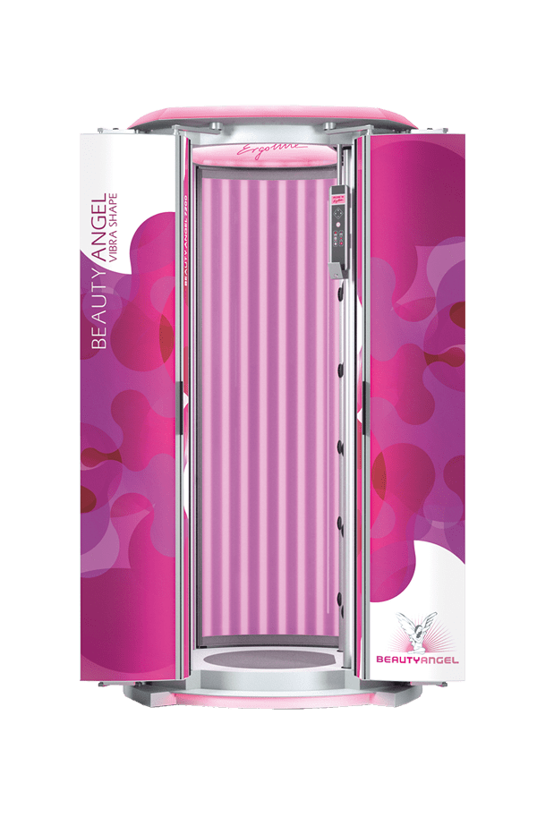 The Beauty Angel combines Red Light Therapy with Vibra Plate